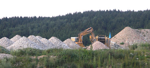 Kiesgrube - Lagerfläche (20.7.2006)